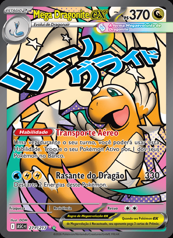 Mega Dragonite ex, número 271