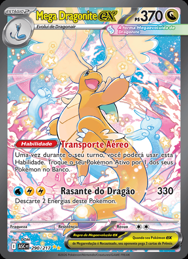 Mega Dragonite ex, número 290