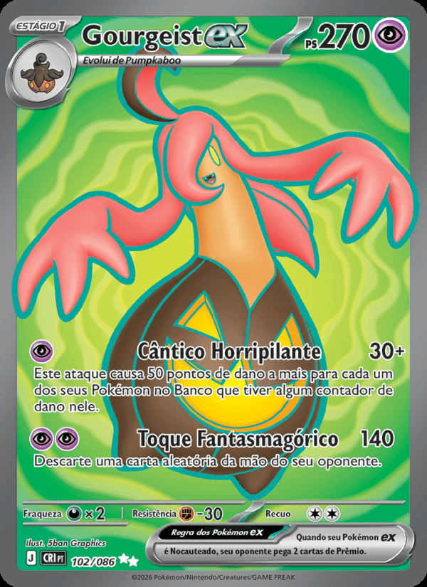 Gourgeist ex, número 102